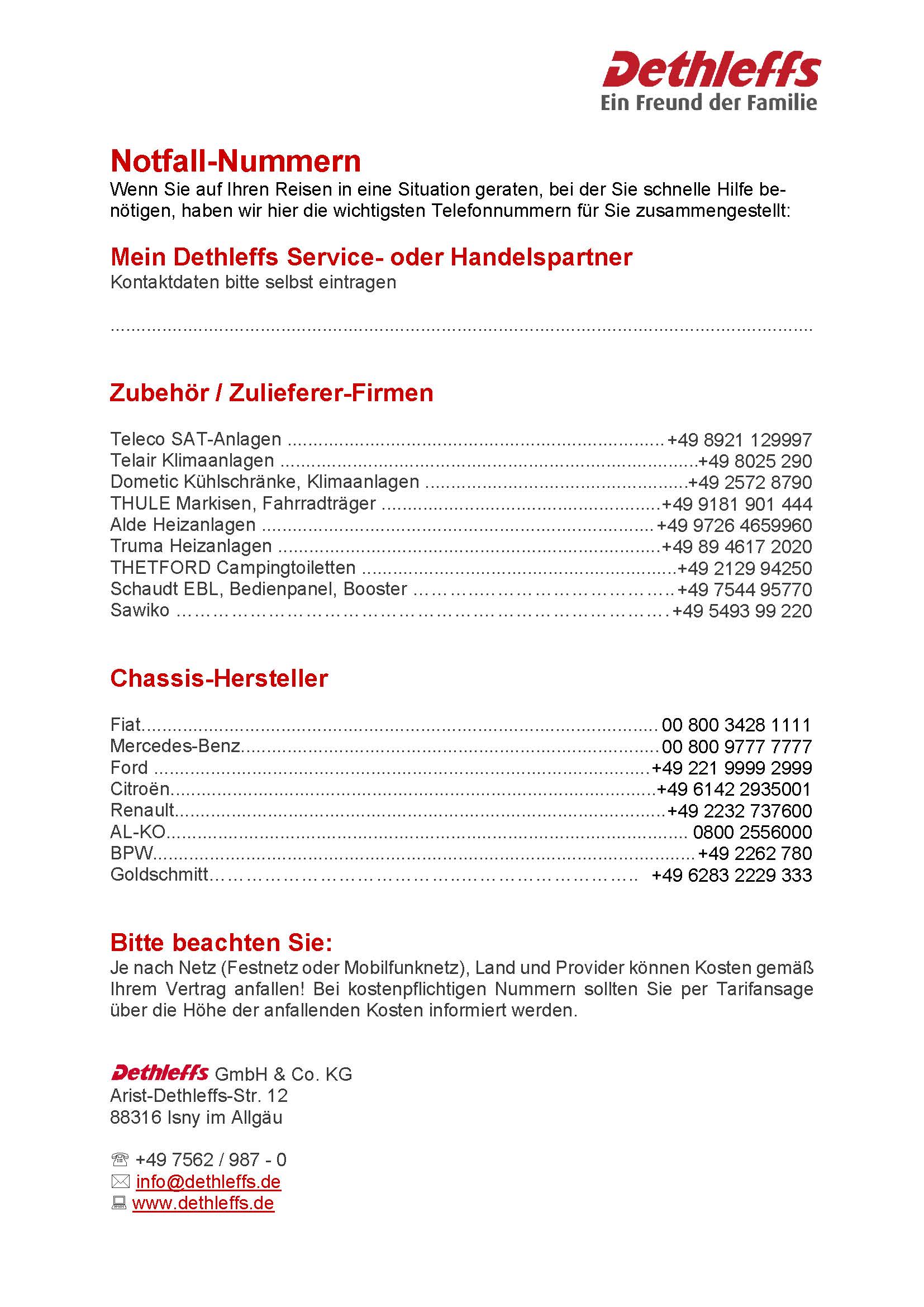 Emergency numbersDethleffs.jpg