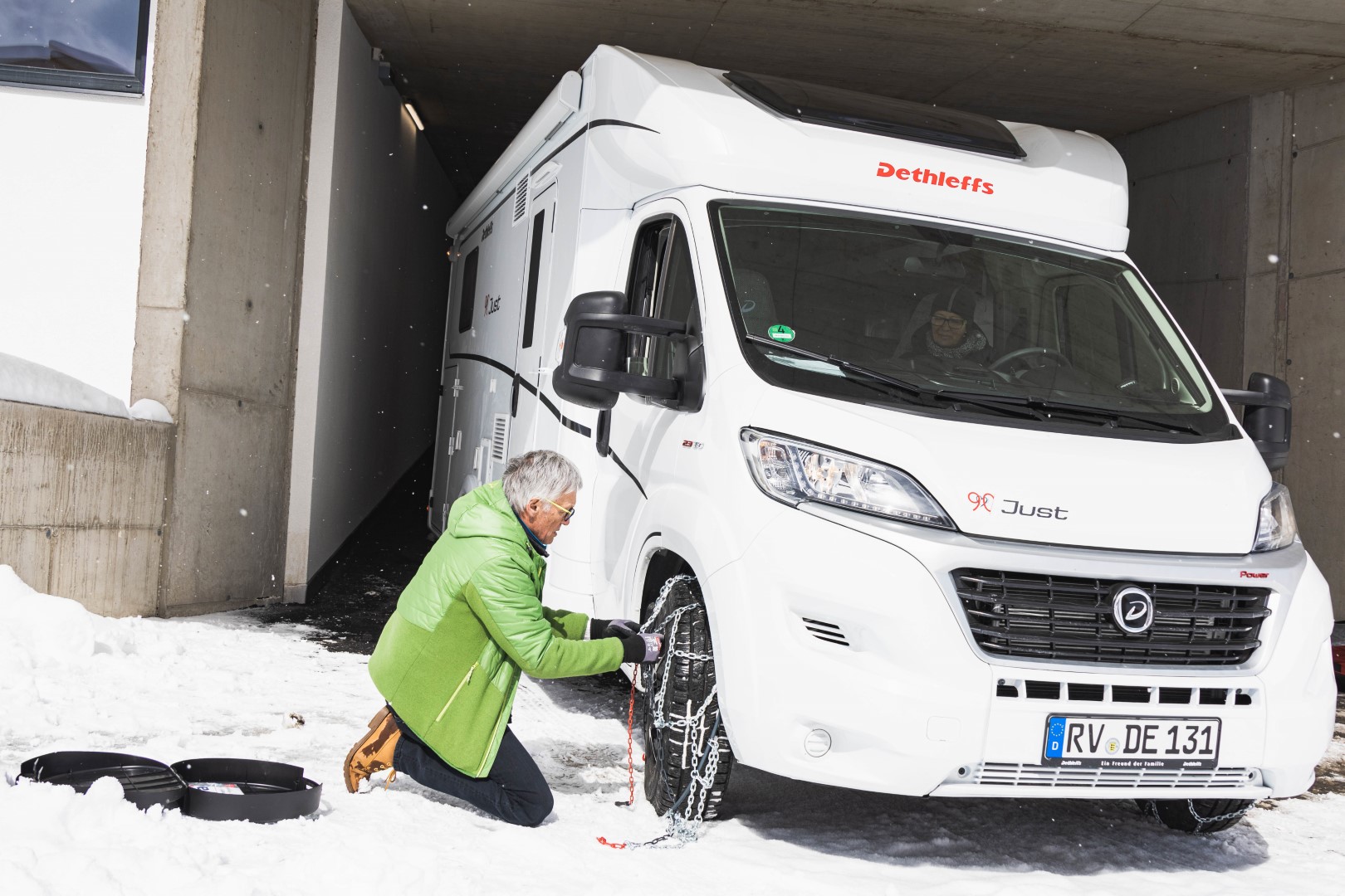 Snow chains Caravan Motorhome Dethleffs Knowledgebase